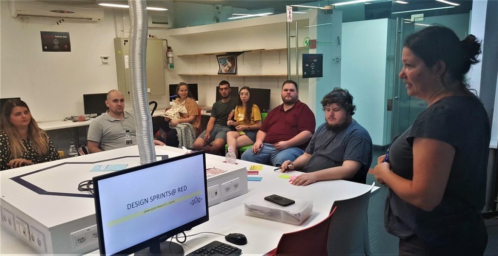 המחלקה להנדסת תוכנה בסדנת Design Sprint לפרוייקטי הגמר