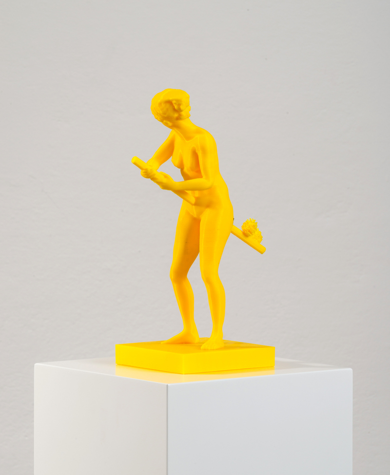 Eitan Buganim, The Colorful (Yellow), 2019, PLA 3D print, 28.1 x 19.2 x 11.5 cm - unique