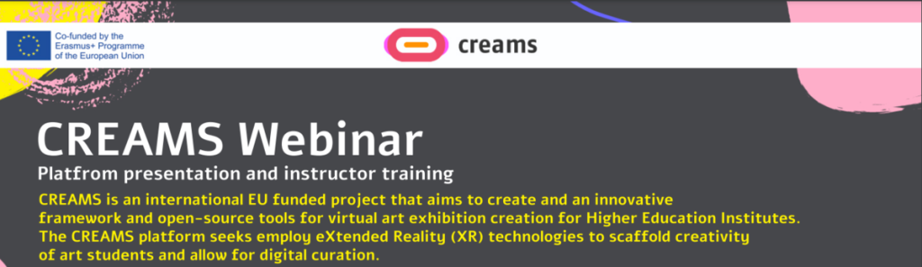 הזמנה לוובינר היכרות עם CREAMS