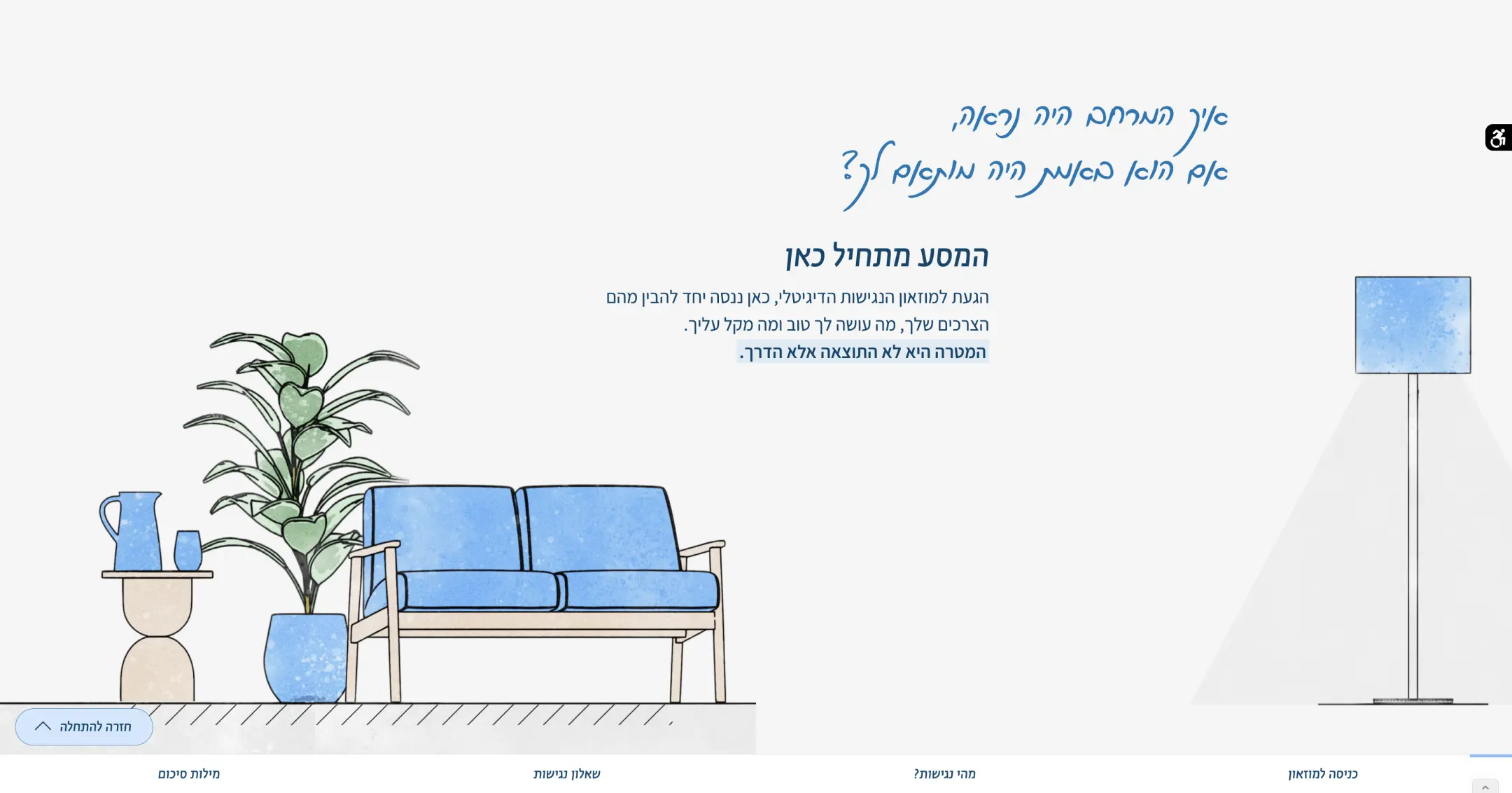 מסך מתוך פרוייקט הגמר של שקד אונגר