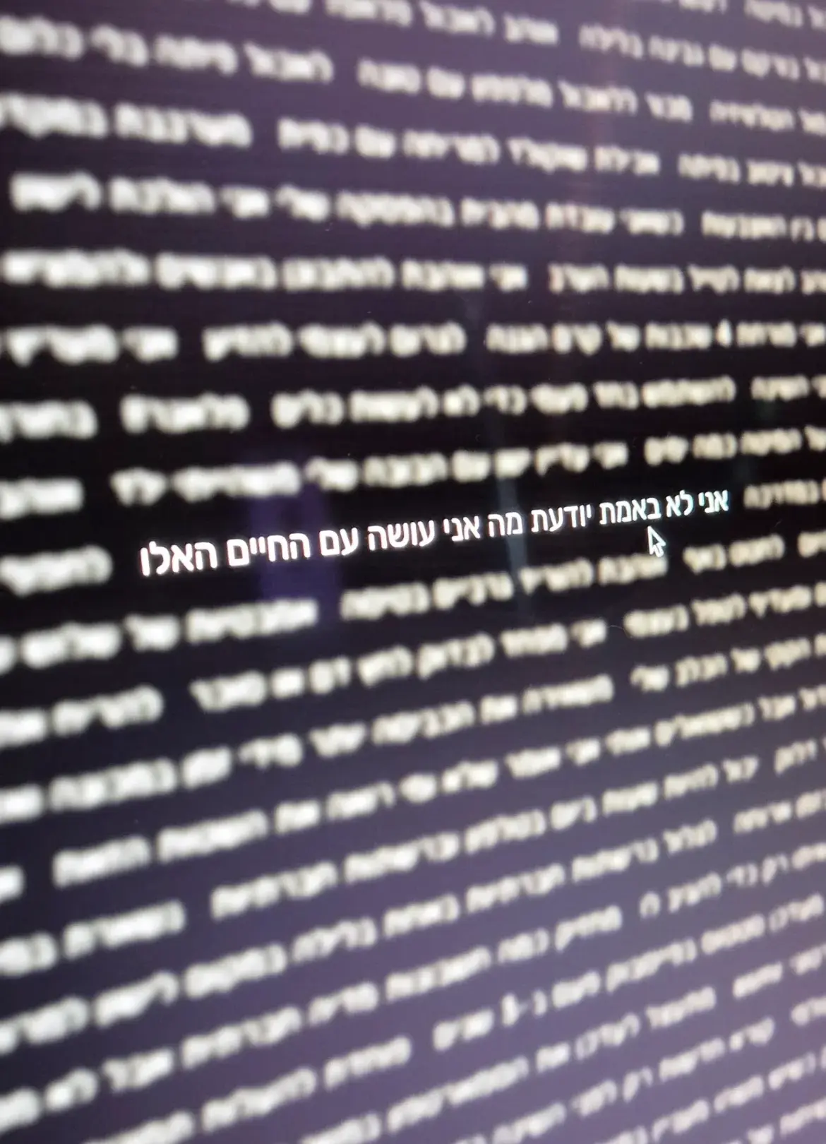 פרוייקט הגמר של מאיה יעוז