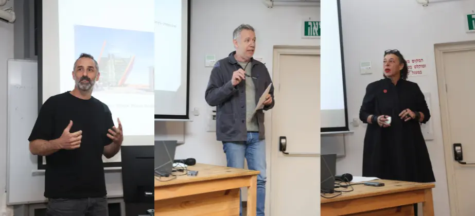 ראשי מחלקות מהפקולטה לעיצוב בכנס השנתי של היחידה להיסטוריה ופילוסופיה